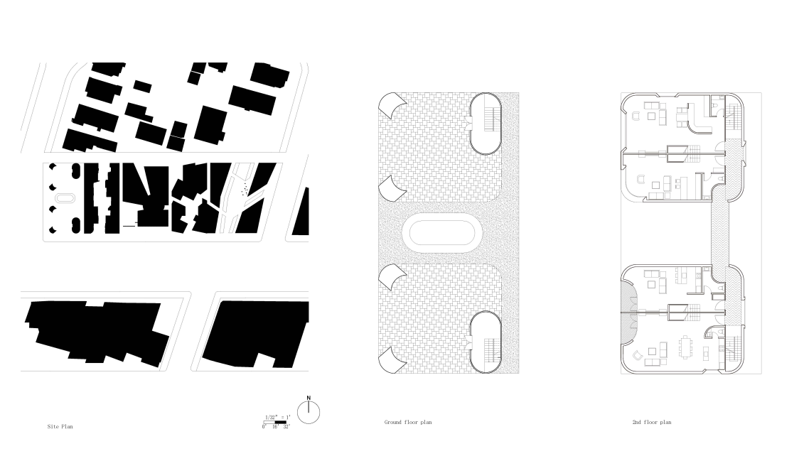 Site plan and massing