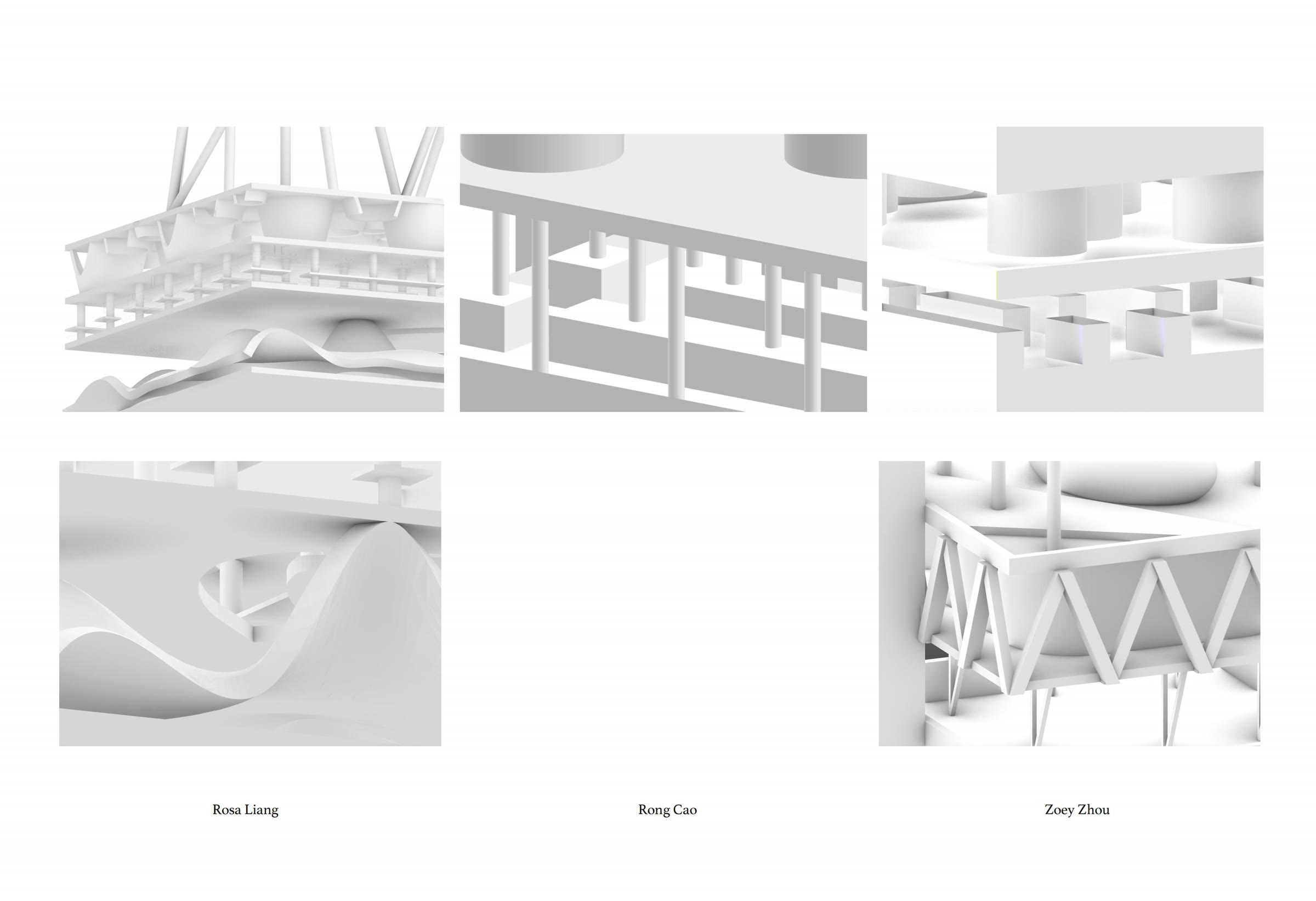 Three readings of the pavilion